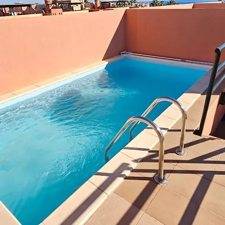 Homes Of Spain, Paraiso Vera Playa, Ed Tahiti, Atico H De 2 Con Piscina Privada En Solarium Y Barbacoa, Pie De Playa, Wifi Apartment Playas de Vera