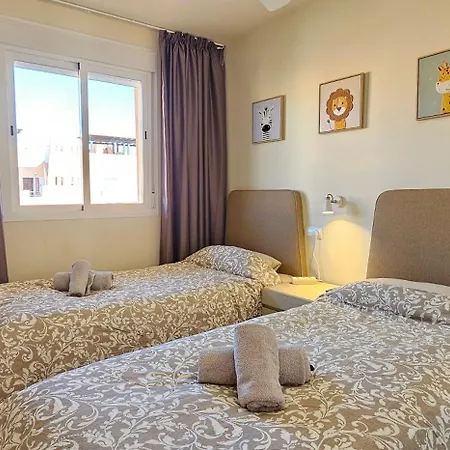 Homes Of Spain, Paraiso Vera Playa, Ed Tahiti, Atico H De 2 Con Piscina Privada En Solarium Y Barbacoa, Pie De Playa, Wifi